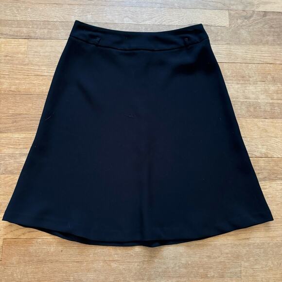 Dress Barn black a-line knee length skirt size 8
b31 - Picture 1 of 4